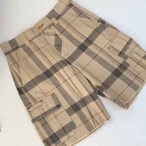 OP Plaid Cargo Shorts